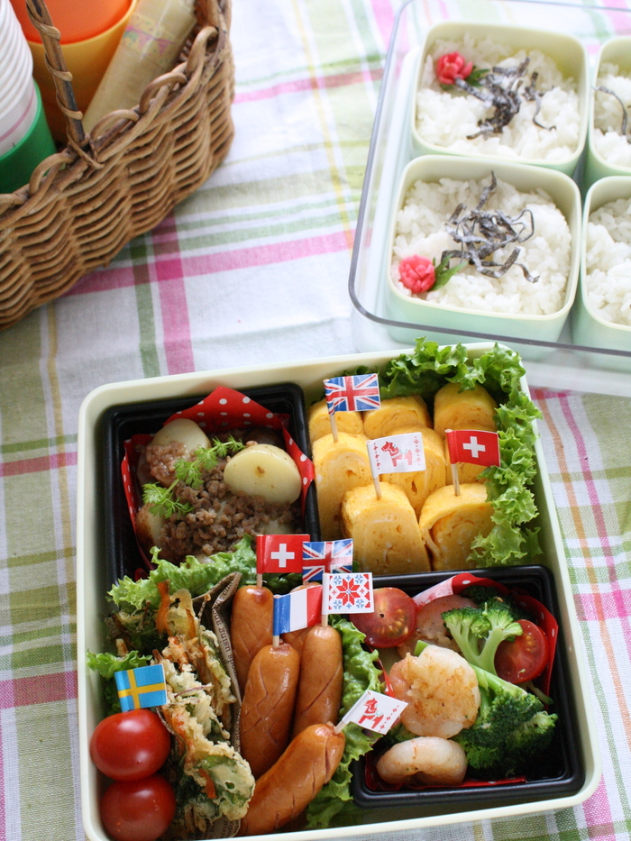 お弁当箱マジック!