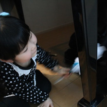 お掃除に夢中!ウェーブハンディワイパー