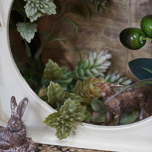 簡単!柿の種缶とセリア小物でできる~不思議な森~オブジェ