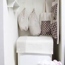 キッチンの隙間収納☆ ~100均グッズ&手作りファブリックで