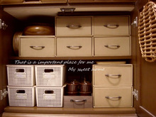 キッチンの魅せる収納!食器棚をセリアで収納 ♪