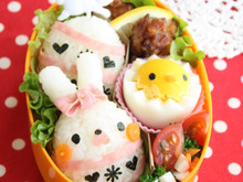 【作り方】イースターバニーのキャラ弁