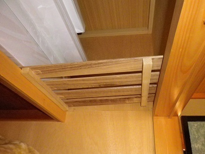 すのこを棚に