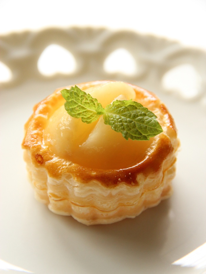 桃のキャラメリゼ