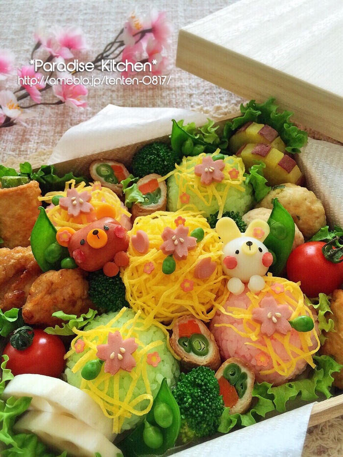 大人可愛い♡お花見行楽弁当