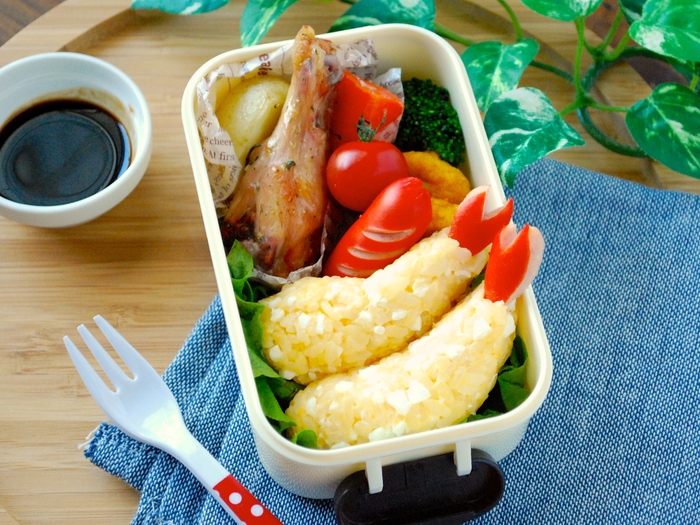 なんちゃってエビフライ弁当!