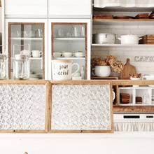 キッチン背面の簡単可愛いデコ♡