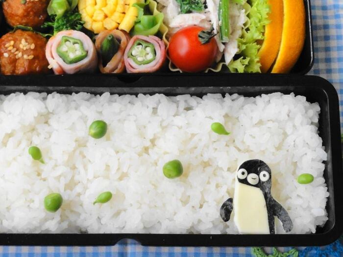 中学男子や大人でも♪可愛すぎないスイカ弁当