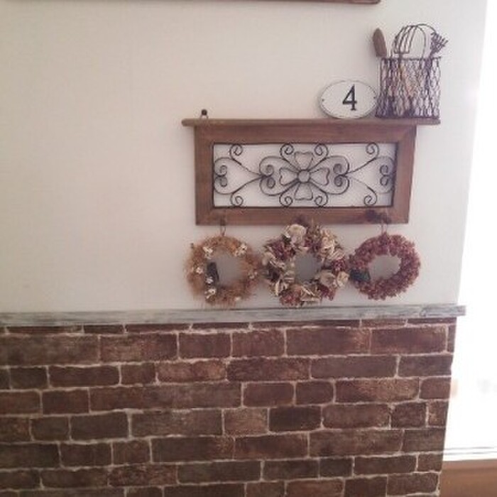 ダイソー工作材でモールディング風