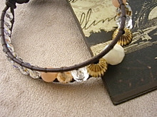 革ひものラップブレスに挑戦!