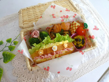 お花が咲いたサンドイッチ弁当