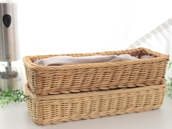 テーブルにそのまま出せちゃう♪ゲスト用100均カトラリー入れ