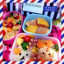 うさぎとひよこのピクニック弁当♡