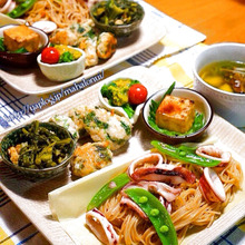 ワンプレートも100均の小鉢とランチョンマットで簡単おうちカフェ