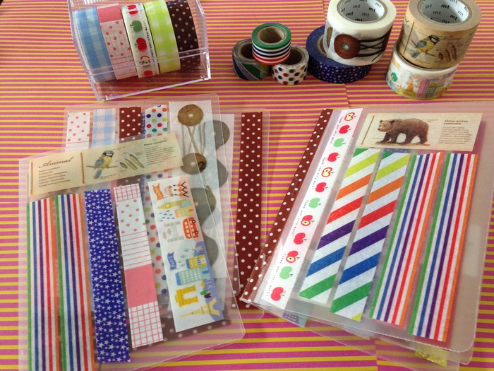 マスキングテープの持ち歩き方&お友達とテープ交換しましょ♫