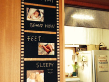 100均素材で簡単!シネマフィルム風ウォールデコ★