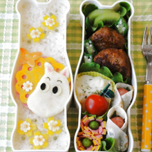 ちょっと乙女な春色ムーミン弁当