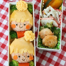 オムライスでお洒落女子!お団子ガール弁当