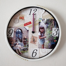 100均の時計を使って、オリジナル時計に♪