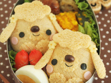 食パンでまんまるプードルちゃんのサンドイッチ