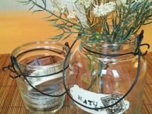 ワイヤー1本で!簡単空き瓶リメイク