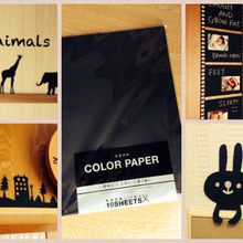 100均色画用紙で壁デコのススメ★