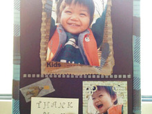 100均のホワイトボードで、冷蔵庫にも飾れるメッセージボード。