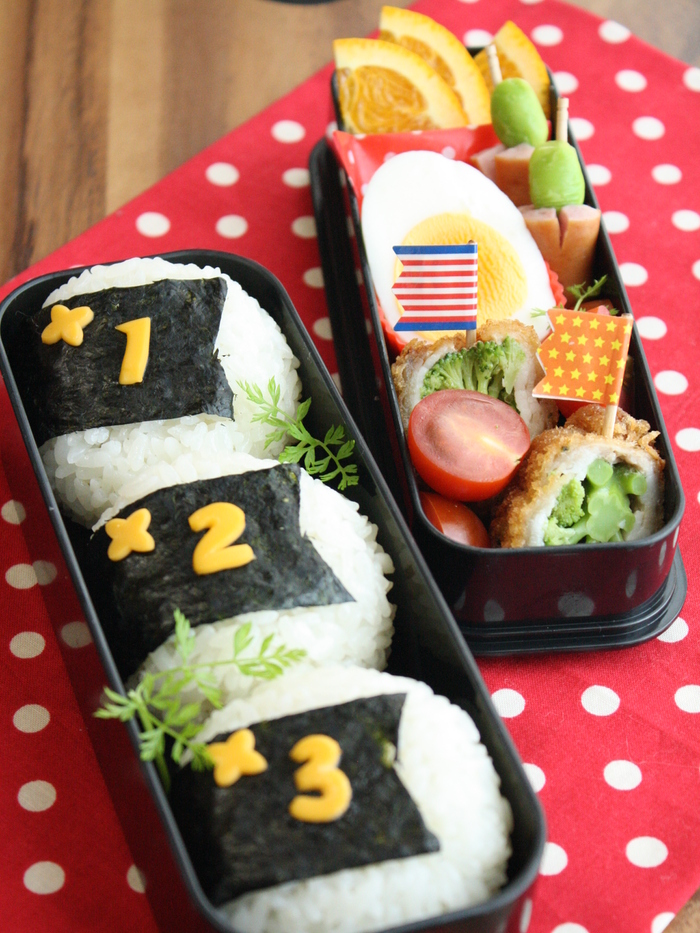 おかずも元気カラーで