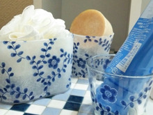 初めてでも簡単☆デコパージュで洗面所も統一!