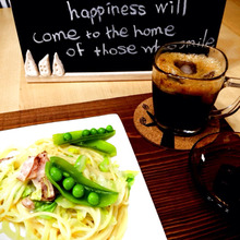 【オススメスープのもと】で簡単春野菜パスタ