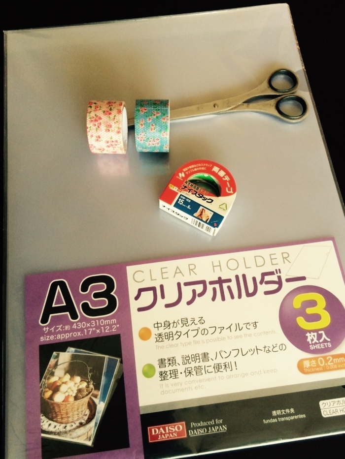 準備するモノは・・・