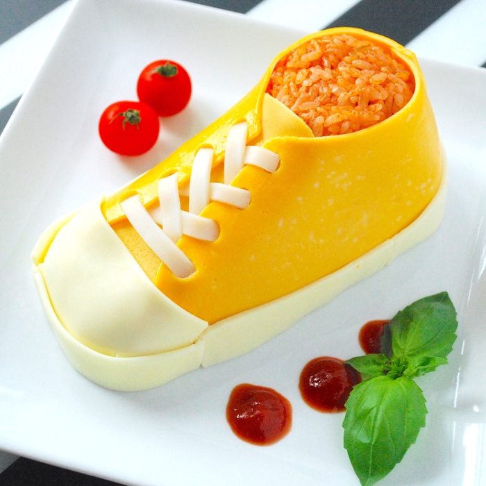 新感覚オムライスコンテスト「グランプリ」!スニーカーオムライスの作り方