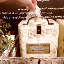 ダイソーリメイクで、アンティーク風容器にガラリとイメチェン!