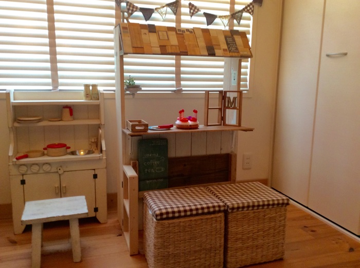 キッズcaféをDIYしてみました! .。.:*☆