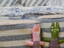 牛乳パック椅子もお部屋にマッチしています♪作り方付き