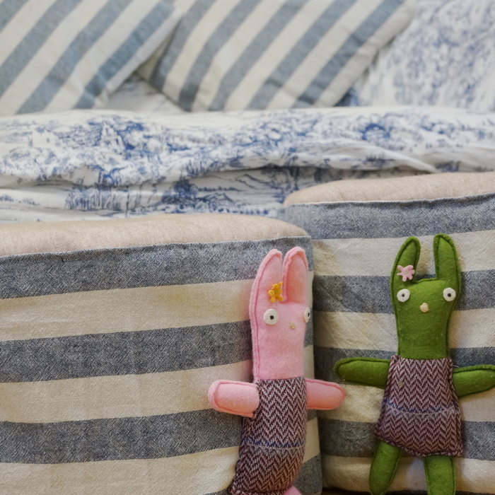 牛乳パック椅子もお部屋にマッチしています♪作り方付き