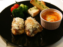 和にも洋にも!IKEAのブラックプレートでオシャレなワンプレート盛り付け!