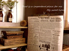 100均のバインダーをアンティーク風加工 ♪