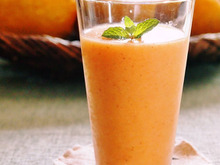 旬♪甘夏とキウイのキャロットスムージー