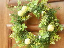 100均フェイクで簡単☆初夏のナチュラルリース