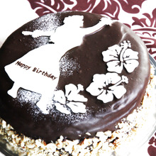 フラガールのシルエットケーキ