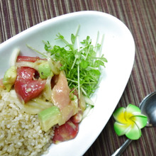 ハワイのローカルフード!ポキを塩レモンを使って~