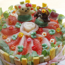 リラックマのフラダンスケーキ