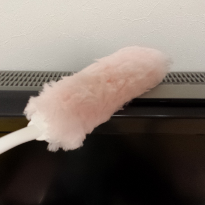 テレビのほこりに