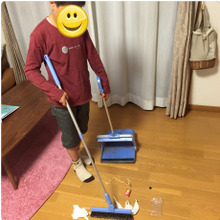 とっても便利☆一押しお掃除グッズ☆ほうき&チリトリセット