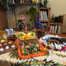 ワクワク気分でハワイアンランチパーティ!