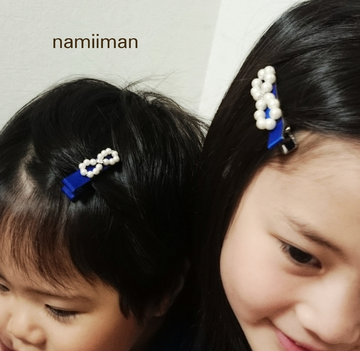 姉妹でお揃い!なかよしヘアクリップ