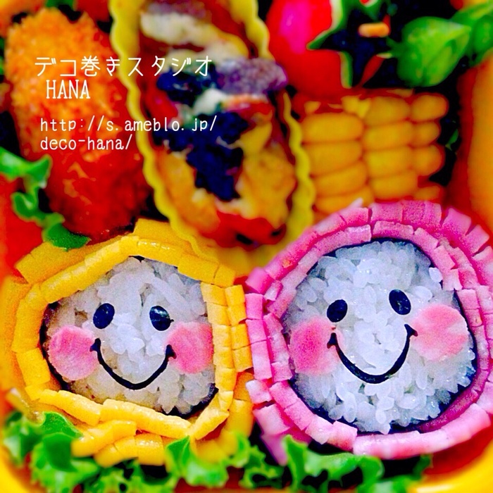 巻きす不要♫『スマイルフラワー』の海苔巻き