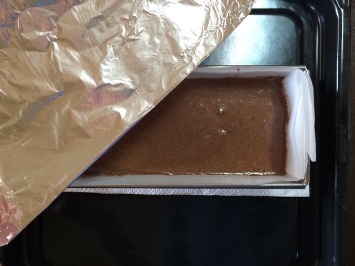 4・型に流して焼く