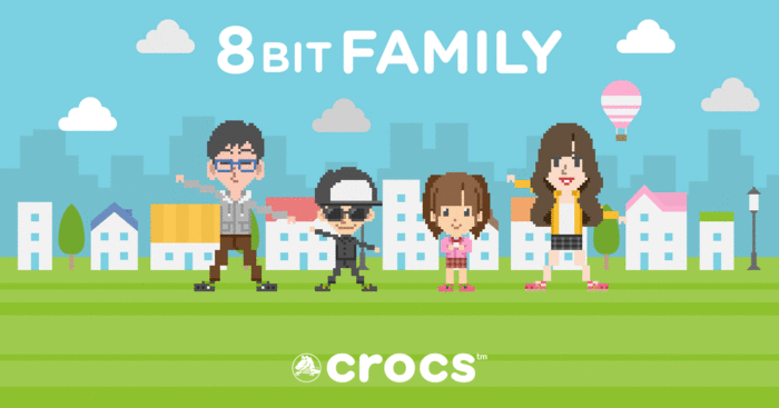 CROCS 家族のキャラクターを作って、ダンスさせちゃおう〜♪